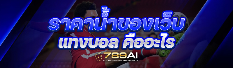 ราคาน้ำของเว็บแทงบอล คืออะไร